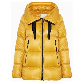 Moncler Serin jacket yellow polyamide size 4 Yellow