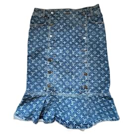 Louis Vuitton-Skirts-Navy blue
