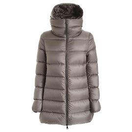 Moncler Ange Down Coat Grey Grey