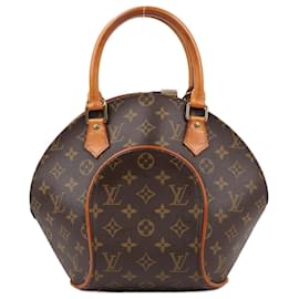 Louis Vuitton-Louis Vuitton Monogram Canvas Ellipse PM Handbag M51127-Brown