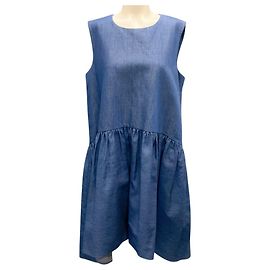 Marc by Marc Jacobs Vestido sin mangas de chambray azul Co x Francois Girbaud Azul