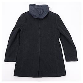 Autre Marque-CC Collection Corneliani Wool Coat with Removable Hooded Liner, Size 50-Other