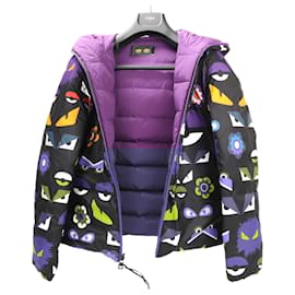 Fendi-Fendi Purple Puffer Jacket, Size 44-Other