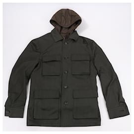 Autre Marque-CC Collection Corneliani Wool Jacket with Removable Puffer Vest, Size 50-Other