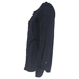 Tom Ford-Tom Ford Long Sleeve Shirt in Black Cotton-Black