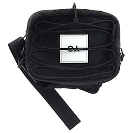 Y3-Y-3 Yohji Yamamoto Logo  3-Way Sling Bag in Black Nylon-Black