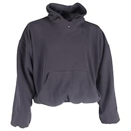 Yeezy-Yeezy x Gap Logo Hoodie in Grey Cotton-Grey