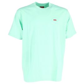 Louis Vuitton Camiseta Supreme Small Box Logo em algodão verde limão Verde