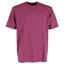 Louis Vuitton Camiseta Supreme Small Box Logo em algodão bordô Vermelho Bordeaux