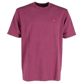Louis Vuitton Camiseta Supreme Small Box Logo en algodón burdeos Roja Burdeos