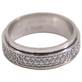Anillo de Oro Blanco Piaget Diamond Possession Plata Metálico
