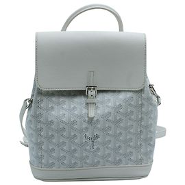 Mochila Goyard 3 Way Alpin em couro branco Branco