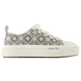 Meine Quad Court Low Sneakers - Amiri - Leder - Grau Grau