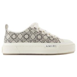 Ma Quad Court Low Sneakers - Amiri - Cuir - Gris Gris