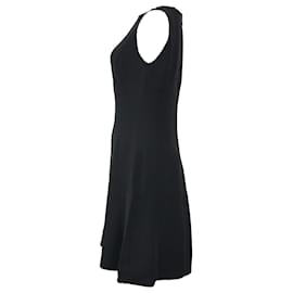 Dior-Dior Sleeveless Mini Dress in Black Silk-Black