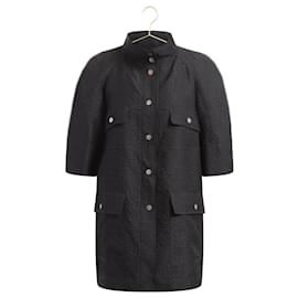 Chanel-Iconic Camellias Pattern Trench Coat 44 FR-Other