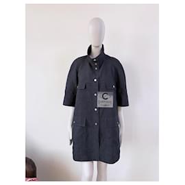 Chanel-Iconic Camellias Pattern Trench Coat 44 FR-Other