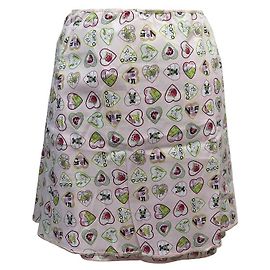 NUEVA FALDA CHANEL CHARMS DE CORAZÓN DE SAN VALENTÍN LOGO P28281V18222 M 40 Multicolor