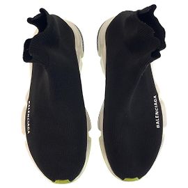Balenciaga Speed Trainer Knit Sneakers Black