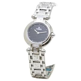 Fendi-Fendi Stainless Steel Quartz Orologi Watch F75210L-Black