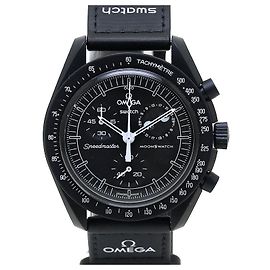 Omega Speedmaster MoonSwatch SO33B700 Bioceramic Quartz Black