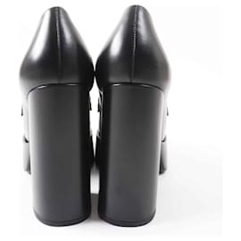Versace-Versace Medusa Metal Leather Platform Pumps-Other