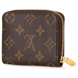 Louis Vuitton-Louis Vuitton Monogram Zippy Coin Purse M60067-Brown