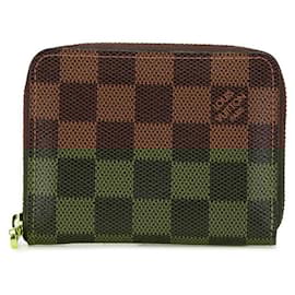 Louis Vuitton-Louis Vuitton Damier Zippy Coin Purse N63070-Brown