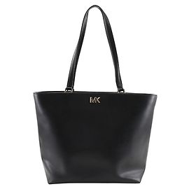 Michael Kors Leather Tote Bag Black Black