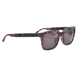 Balenciaga-Balenciaga Logo Sunglasses BB0108S Brown-Brown