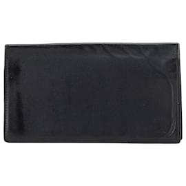 Hermès-Hermes Silk-In Long Wallet Black-Black