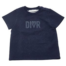 T-shirt en coton polyester polyuréthane Dior pour enfants Bleu Marine
