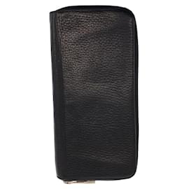 Louis Vuitton-Louis Vuitton Zippy Wallet Vertical Black Leather-Black