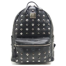 MCM MWK3AOC12 Backpack Loveless Collab PVC Canvas Black