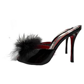 Christian Louboutin Pin Up 100 Patent Black