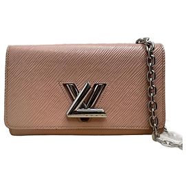 Louis Vuitton Twist Wallet on chain Rose Ballerine Pink Silver hardware