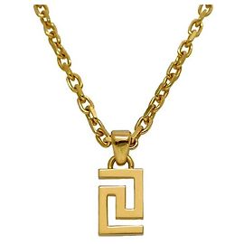 Versace Gold Plated Necklace Golden