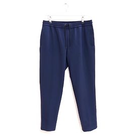 Moncler Navy Elasticated Waist Pipe Trim Trousers Navy blue