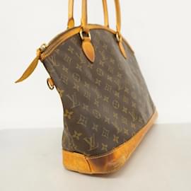 Louis Vuitton-Louis Vuitton Monogram Lockit Horizontal Handbag-Brown