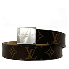 Louis Vuitton-Louis Vuitton Monogram Canvas Belt-Brown