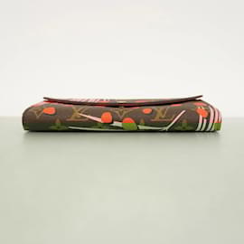 Louis Vuitton-Louis Vuitton Long Wallet Monogram Jungle Dot-Brown