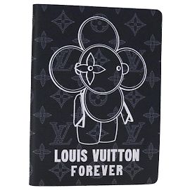 LOUIS VUITTON Carnet Monogram Eclipse Vivienne Noir GI0285 LV Auth 106169 Noir