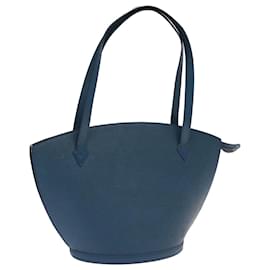 Louis Vuitton-LOUIS VUITTON Epi Saint Jacques Shopping Shoulder Bag Blue M52275 Auth 106508-Blue