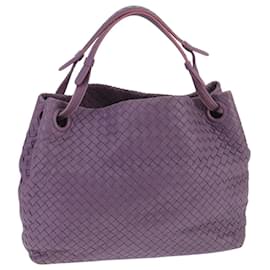 Autre Marque-BOTTEGA VENETA Garuda Bag Medium Hand Bag Leather Purple Auth 104927-Purple