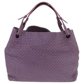 Autre Marque-BOTTEGA VENETA Garuda Bag Medium Hand Bag Leather Purple Auth 104927-Purple