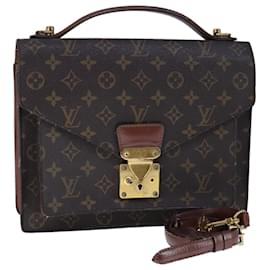 Louis Vuitton-LOUIS VUITTON Monogram Monceau 28 Hand Bag 2way M51185 LV Auth 106412-Monogram