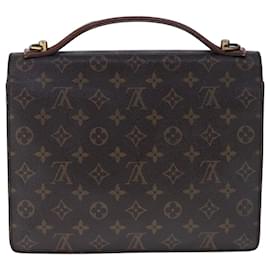 Louis Vuitton-LOUIS VUITTON Monogram Monceau 28 Hand Bag 2way M51185 LV Auth 106412-Monogram