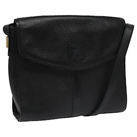 Autre Marque-Burberrys Shoulder Bag Leather Black Auth yk16288-Black