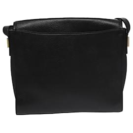 Autre Marque-Burberrys Shoulder Bag Leather Black Auth yk16288-Black