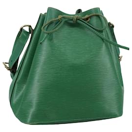 Louis Vuitton-LOUIS VUITTON Epi Petit Noe Shoulder Bag Green M44102 LV Auth 104433-Green